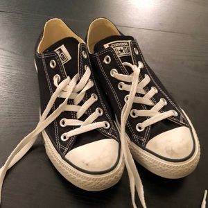 Black Converse All Stars Unisex female 7 male 5